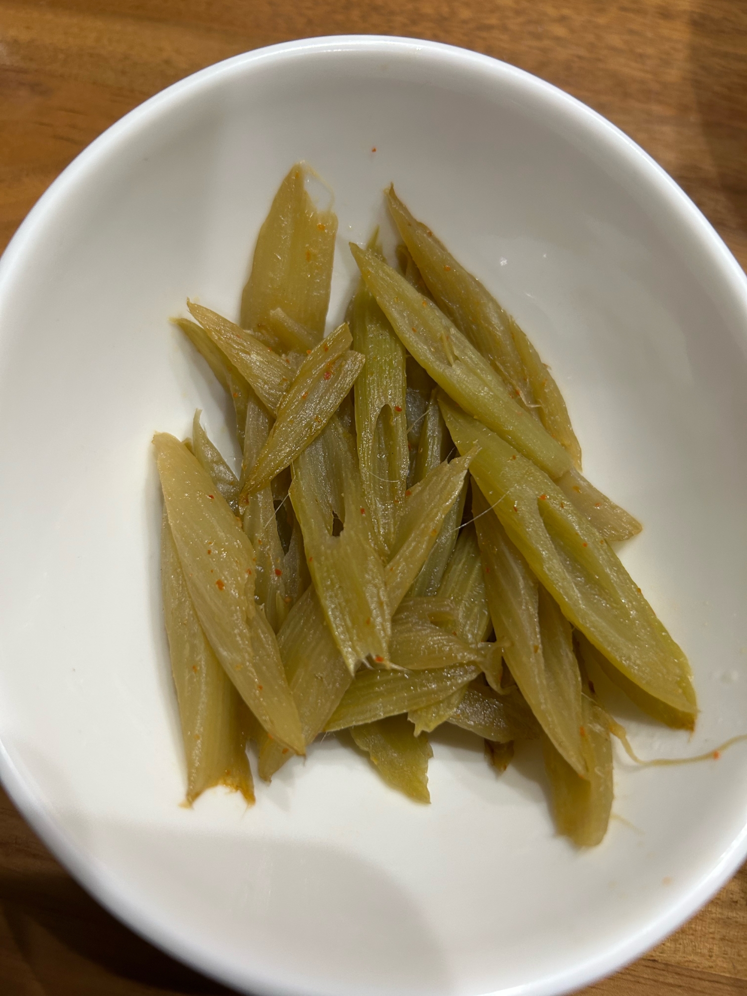 ふきの炒め煮　ピリ辛
