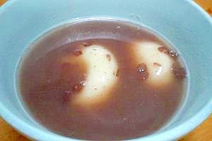 市販の「粒あん」を使って「超簡単ぜんざい」 ♪♪