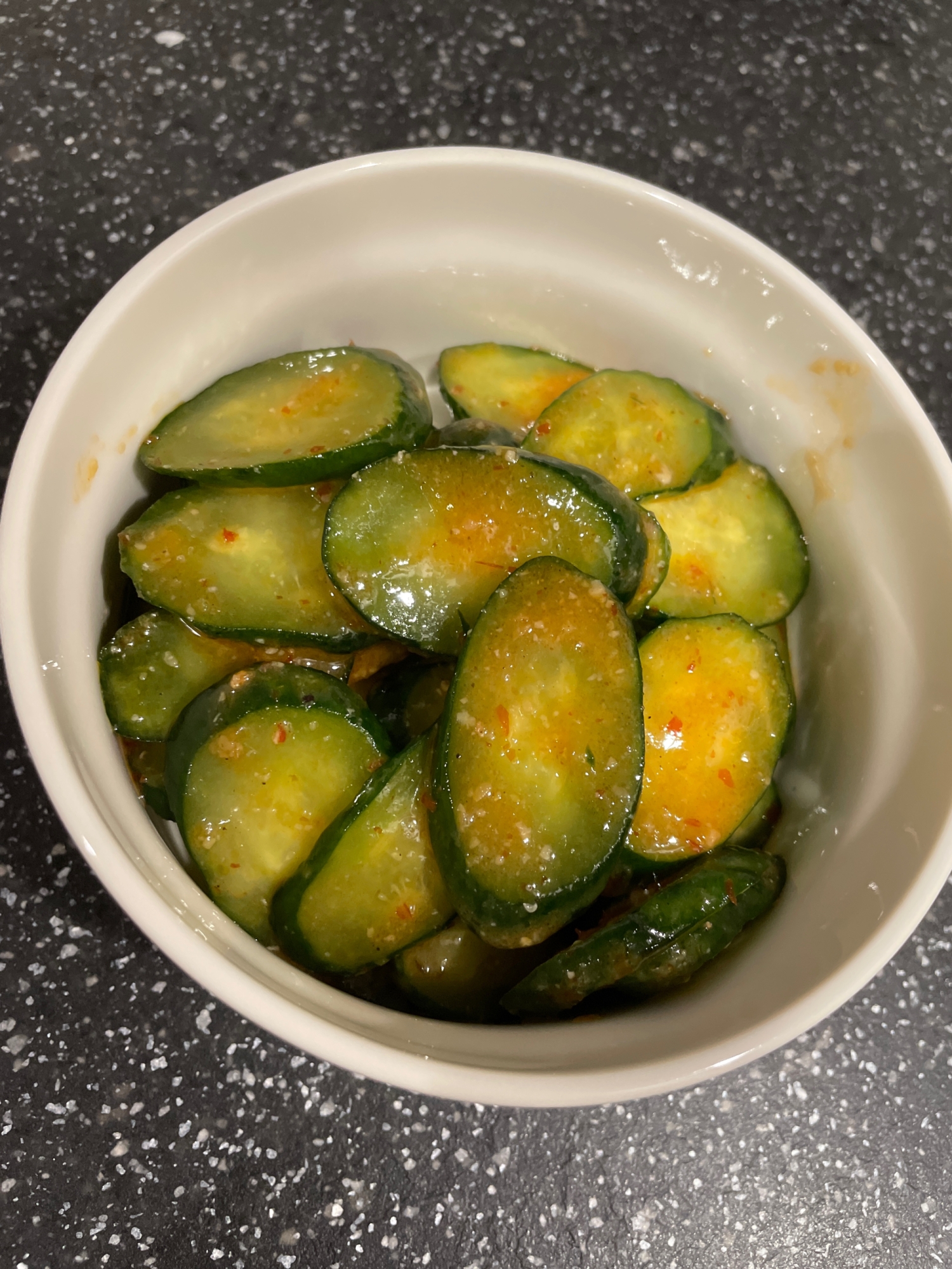 辛うま!きゅうりの豆板醤合え