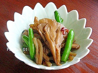 舞茸こんにゃく炒め(キンピラ風味)