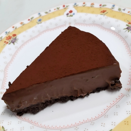 混ぜるだけ！簡単すぎる濃厚♡生チョコケーキ