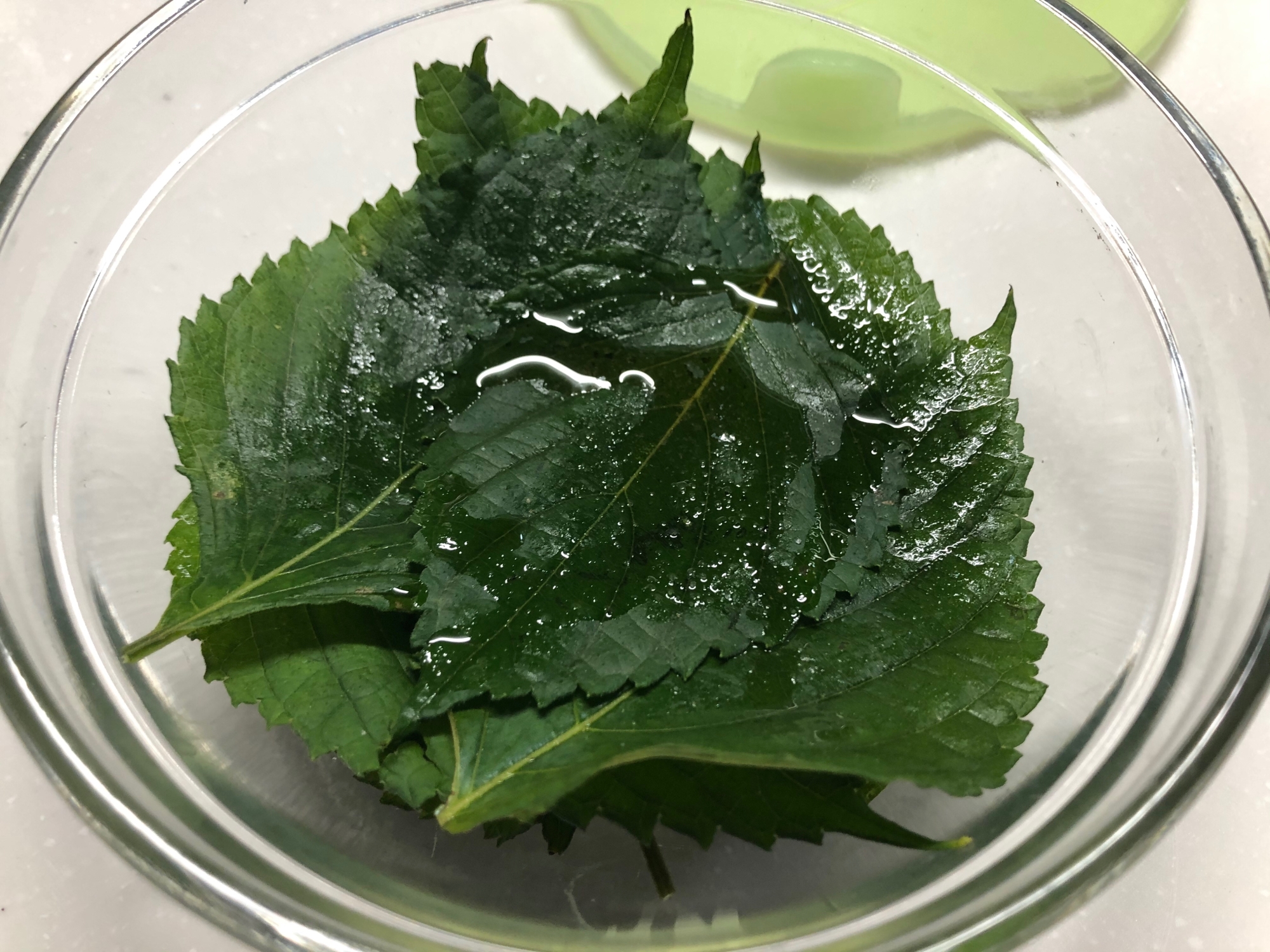 ご飯が進む❤️ご飯を巻き巻き青じそ