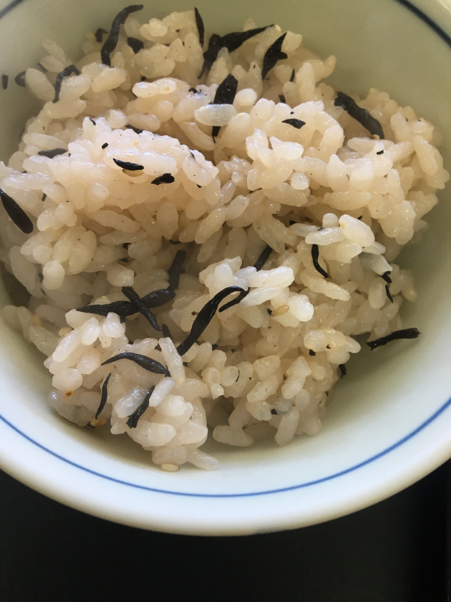 ひじきと白ごまの炊き込みご飯(^○^)☆