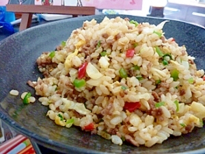 焼肉のタレで簡単チャーハン