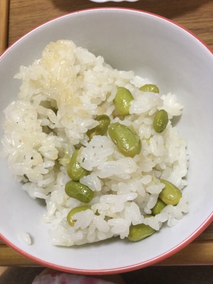 冷凍枝豆で簡単☆枝豆ごはん