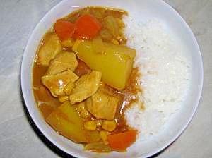 炭酸水で作ったカレー♪