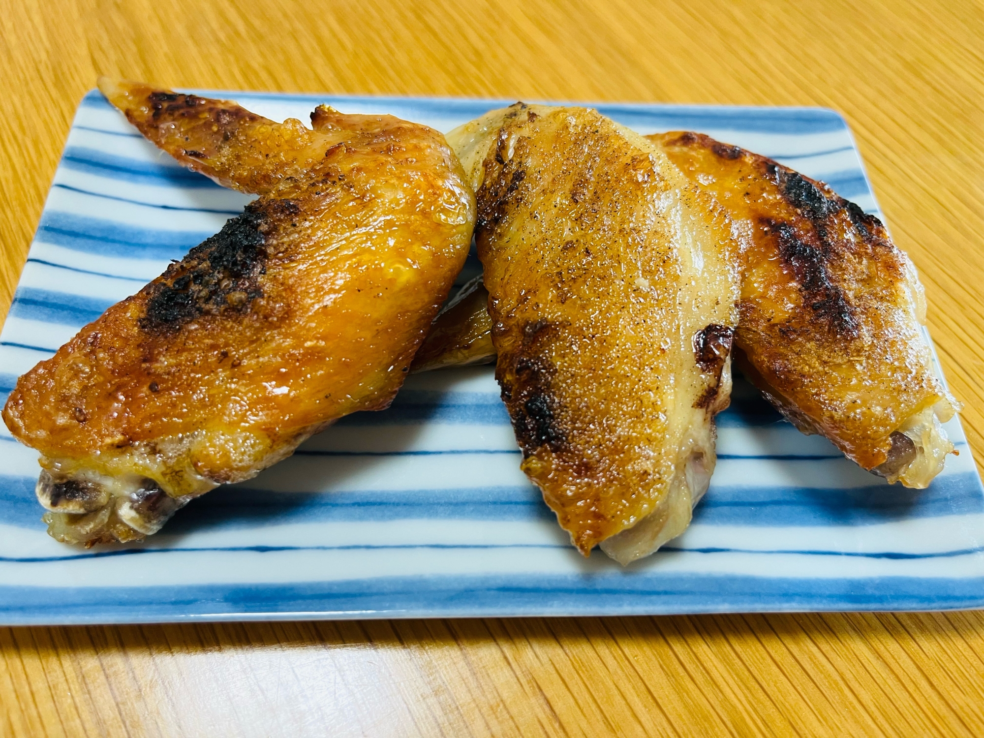 魚焼きグリルで！手羽先の塩焼き