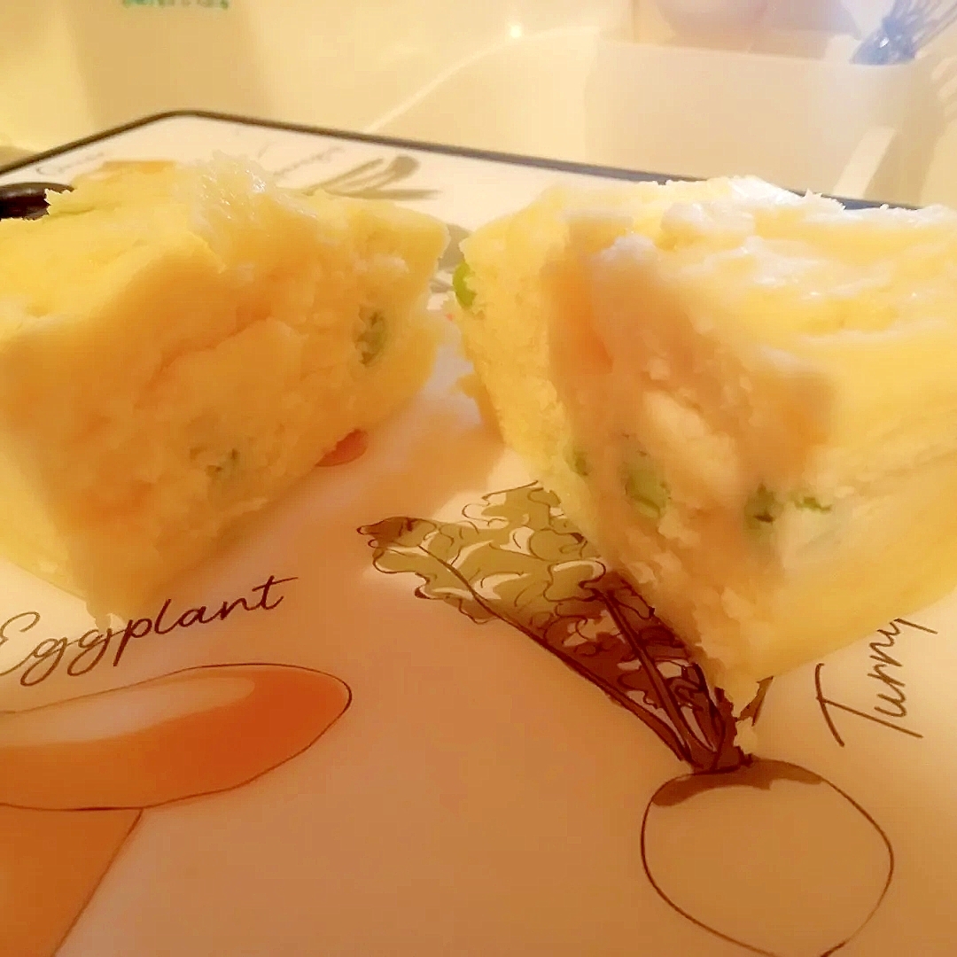 豆腐の枝豆チーズ蒸しパン