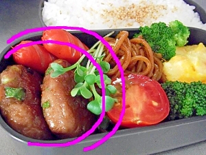 お弁当おかず 簡単 豚肉のミニ和風ハンバーグ レシピ 作り方 By すぴかか 楽天レシピ お弁当おかず 簡単 豚肉のミニ和風ハンバーグ レシピ 作り方 By すぴかか 楽天レシピ