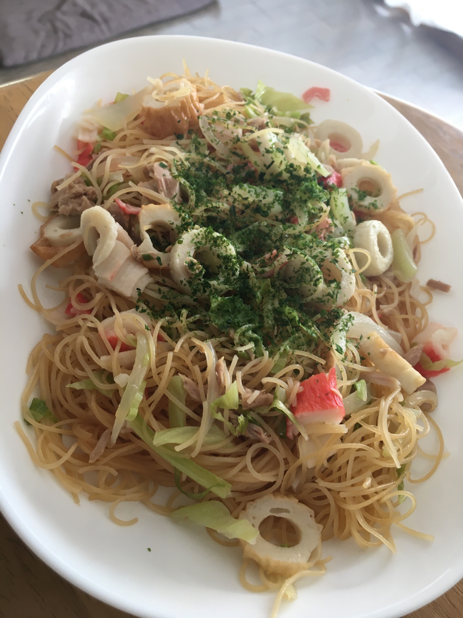 シーフードな焼きビーフン