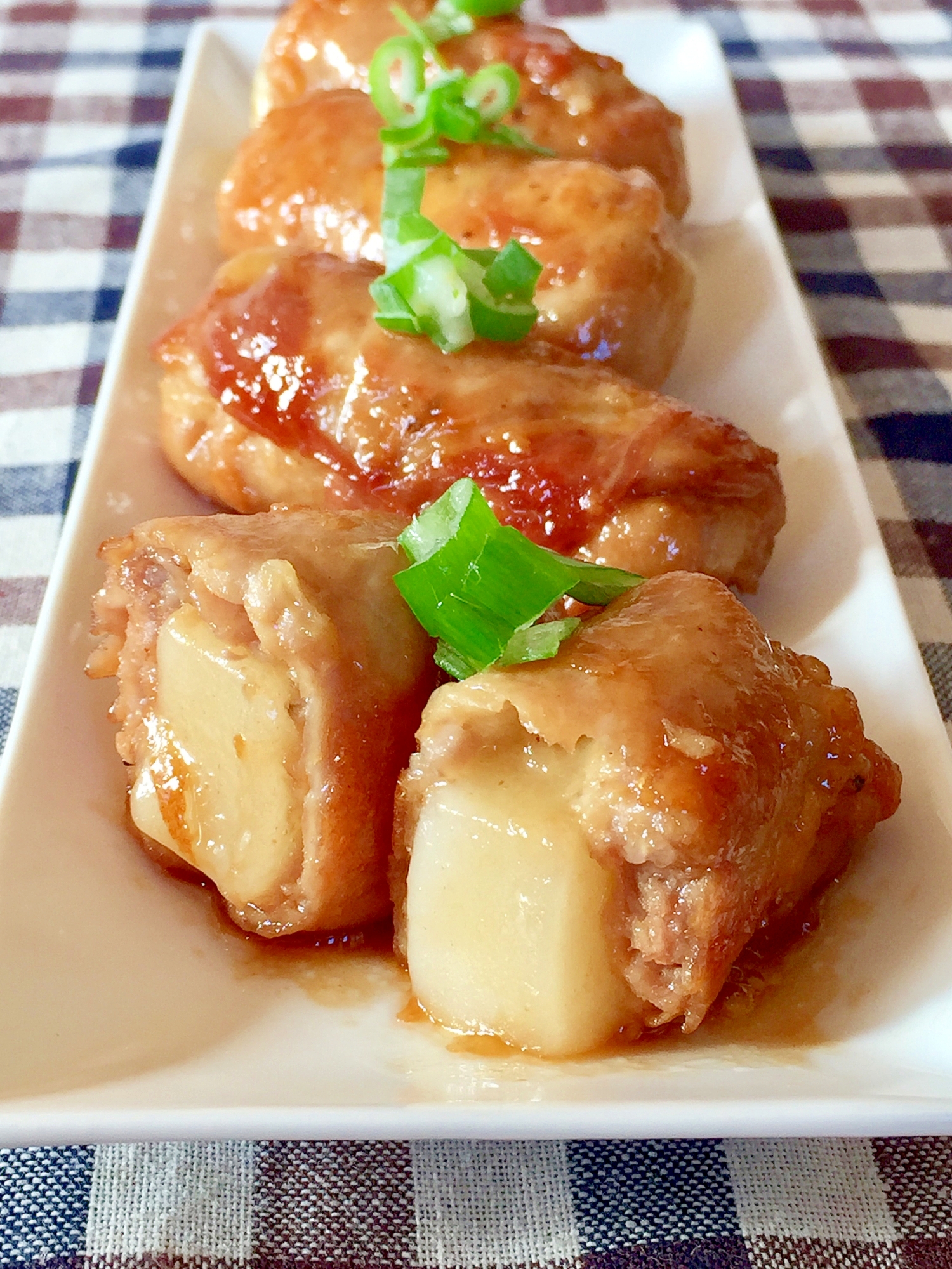 ★肉巻き餅チーズ★