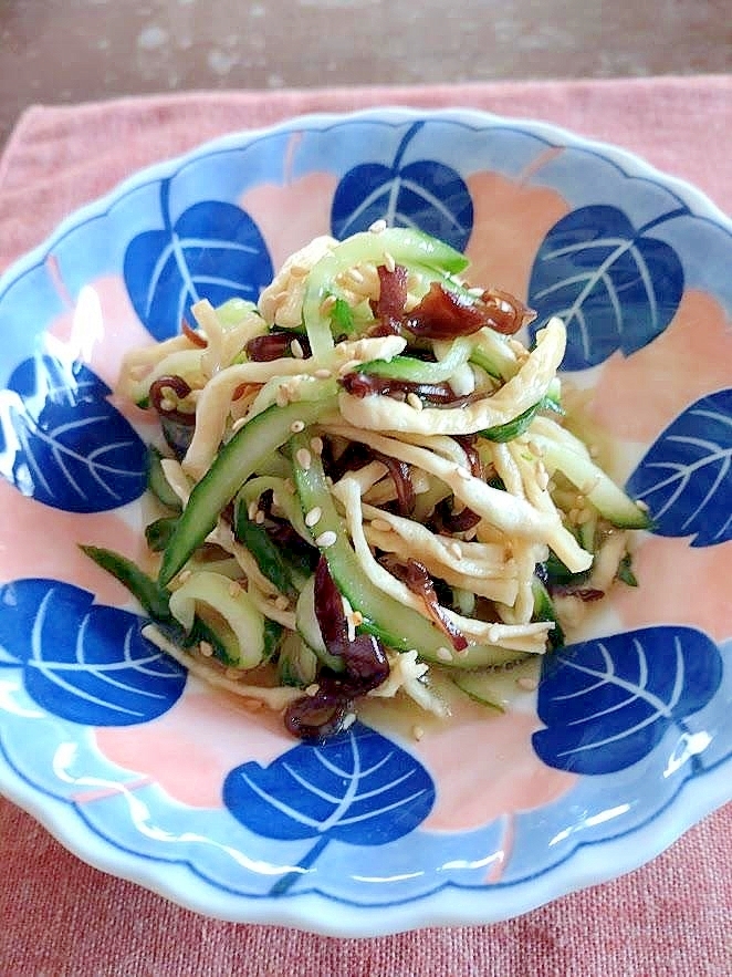 きゅうり中華風酢の物