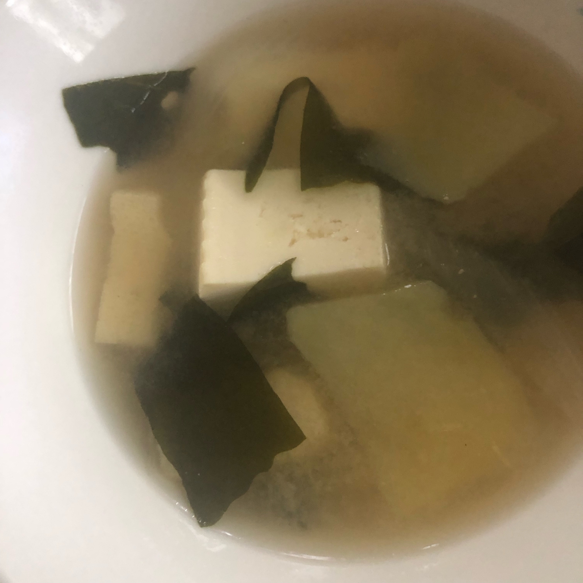 じゃがいもの味噌汁