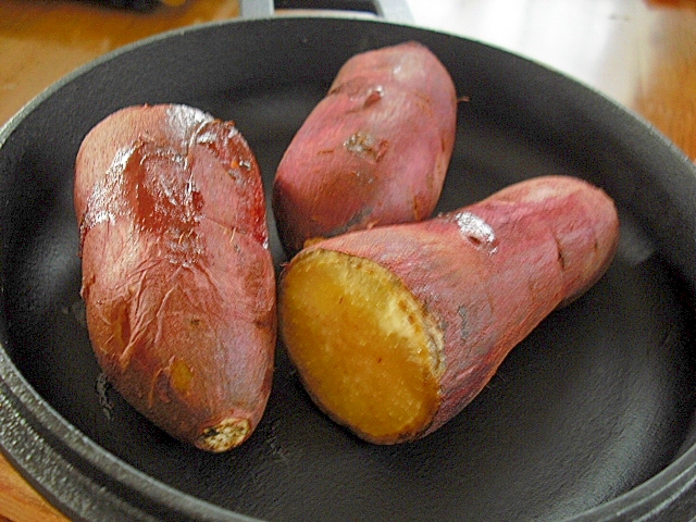 タミパンでほっくりあま～い　焼き芋