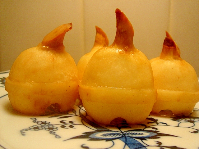 鈴くわい（揚げ煮）