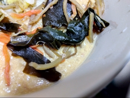 簡単おつまみᕷ* 茎わかめの卵炒めꕤ୭*