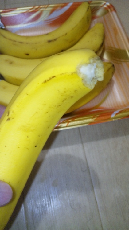 バナナが甘くなって美味しかったです♪(^^)