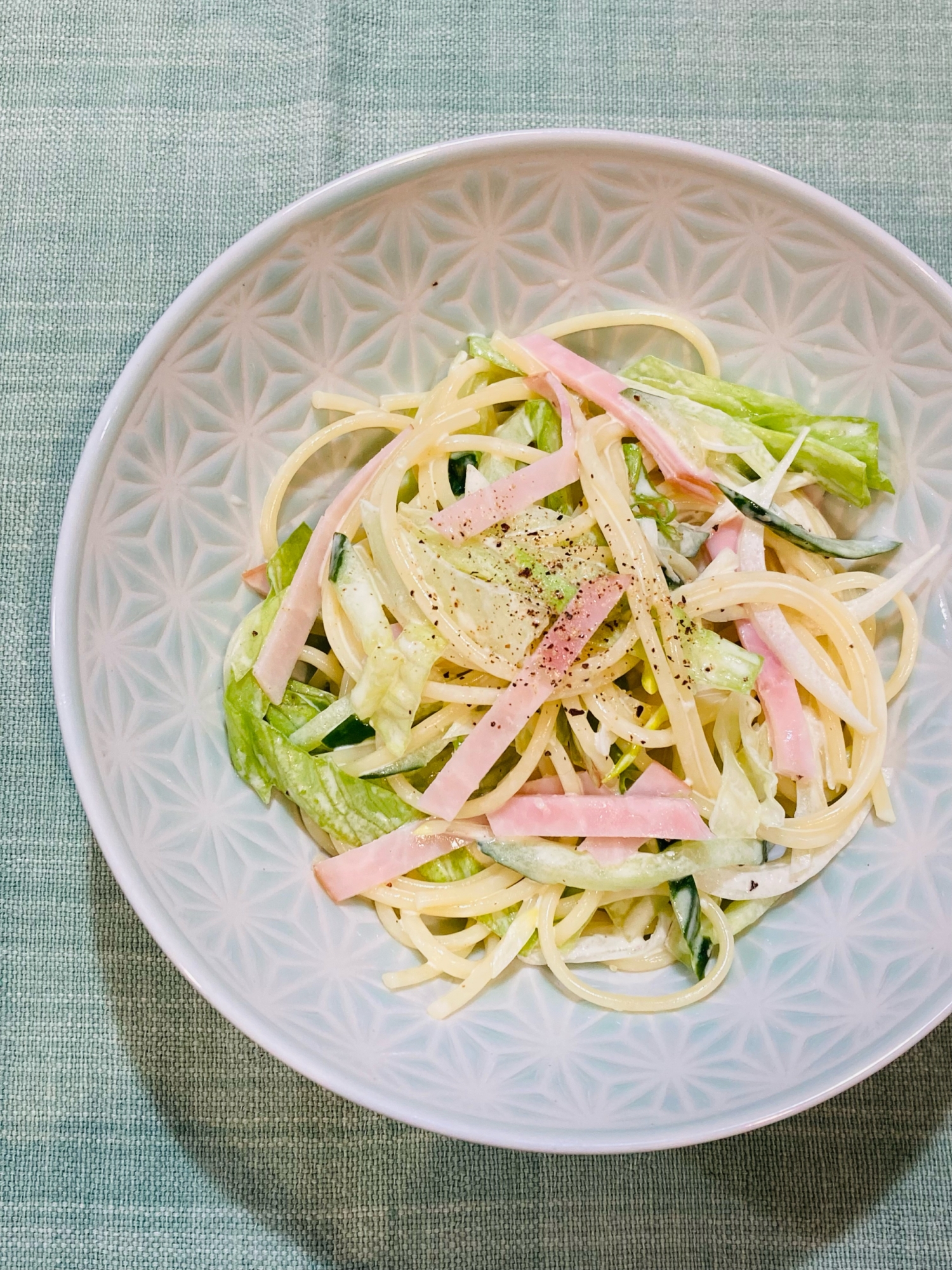 ♦️ハムのスパゲッティサラダ