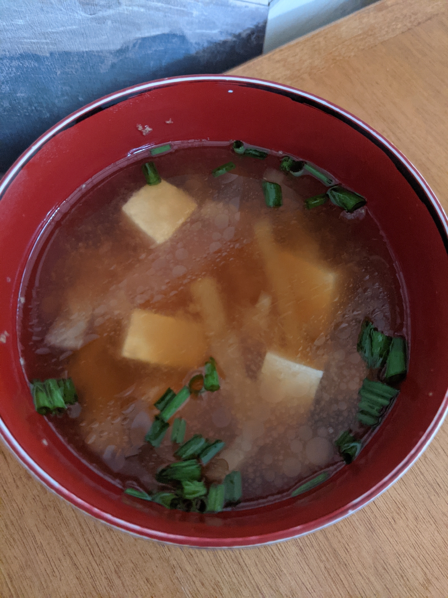 大根と豆腐の生姜入りポカポカ味噌汁