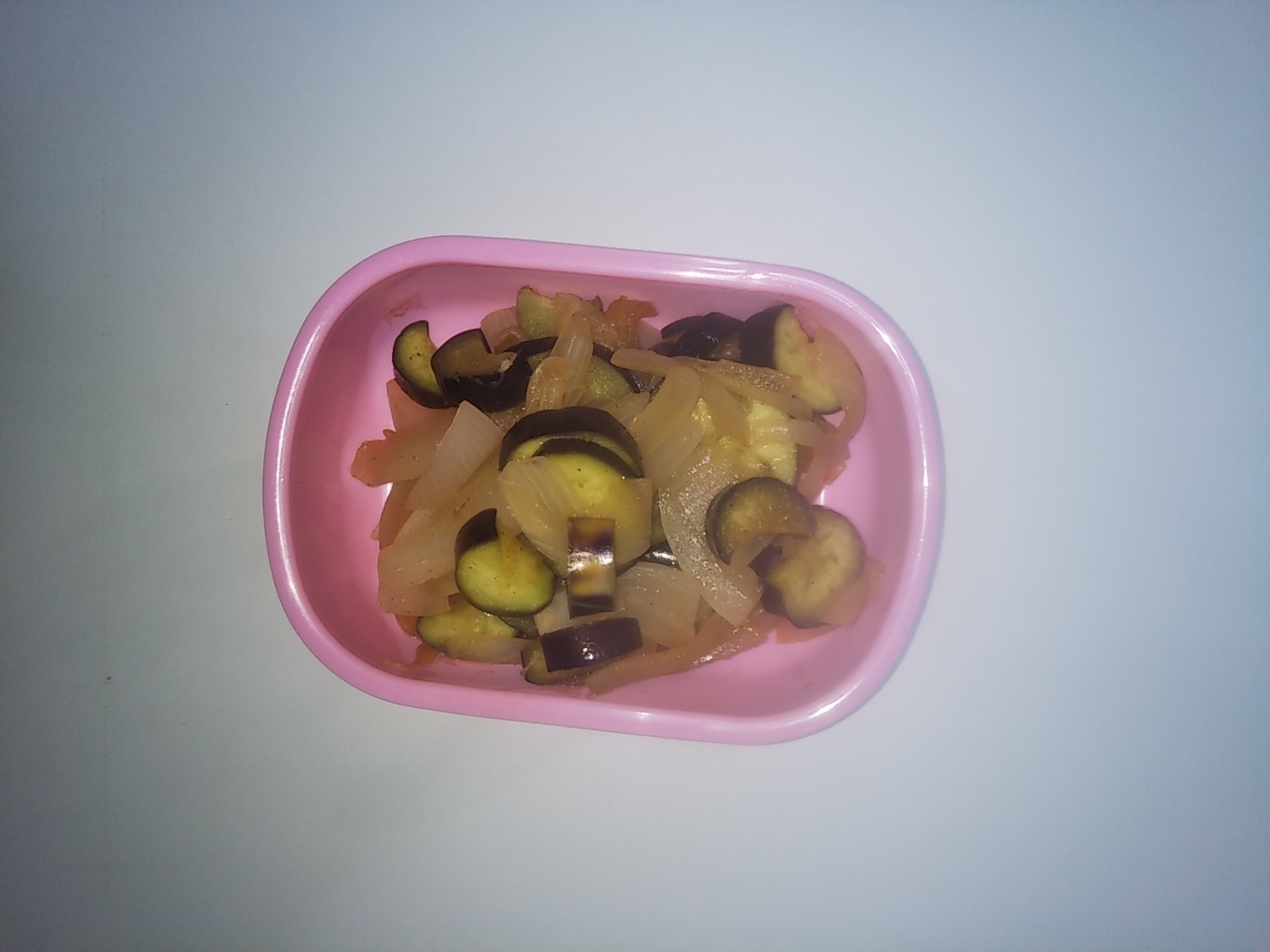 ヘルシー新玉ねぎと茄子炒め