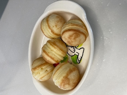 たこ焼き器でふわふわしっとりベビーカステラ