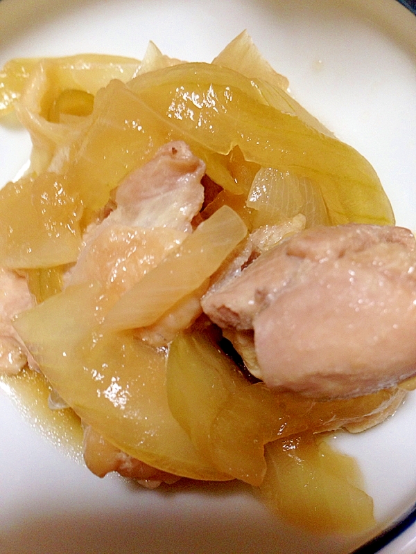 玉ねぎと鶏もも肉の麺つゆ煮 レシピ 作り方 By はこよいこ 楽天レシピ