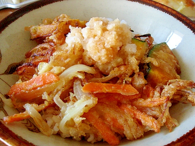 天ぷらおろし丼