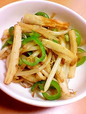 ちくわと野菜のコンソメ炒め