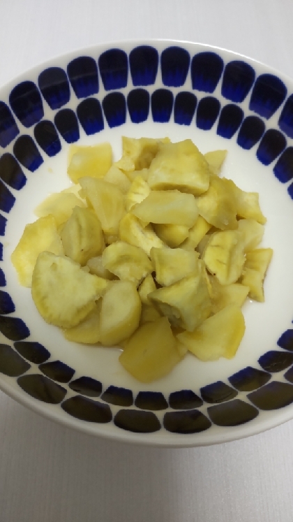 りんごとさつまいもの蜂蜜レモン煮