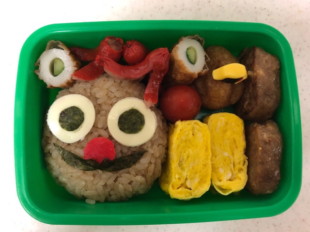 こげパパ弁当キャラ弁