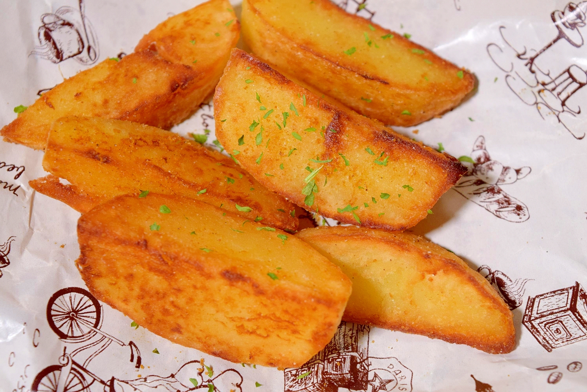 激うま!揚げないコンソメカレーポテト