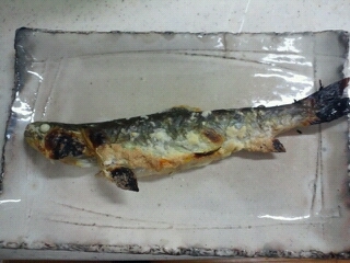 イワナの塩焼き