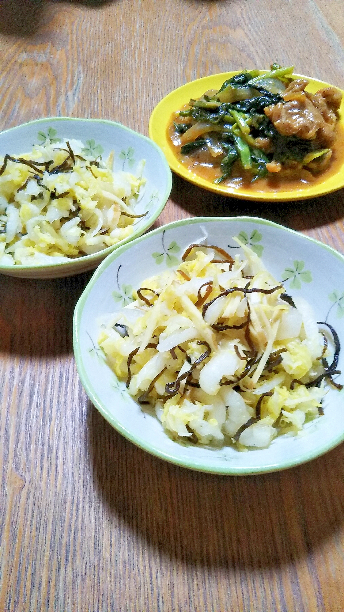 白菜の浅漬け〜しょうがと塩昆布で〜