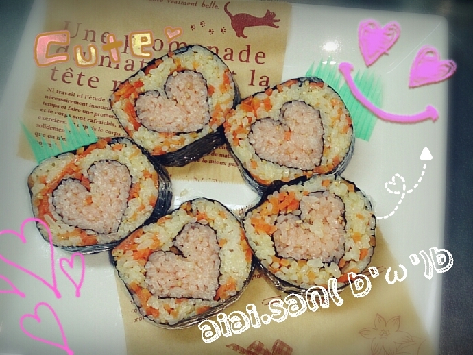 海苔巻き ハート恵方巻き おにぎらず キャラ弁 レシピ 作り方 By 愛愛さん 基本画像レシピ Instagramも同じ 楽天レシピ 海苔巻き ハート恵方巻き おにぎらず キャラ弁 レシピ 作り方 By 愛愛さん 基本画像レシピ Instagramも同じ 楽天レシピ