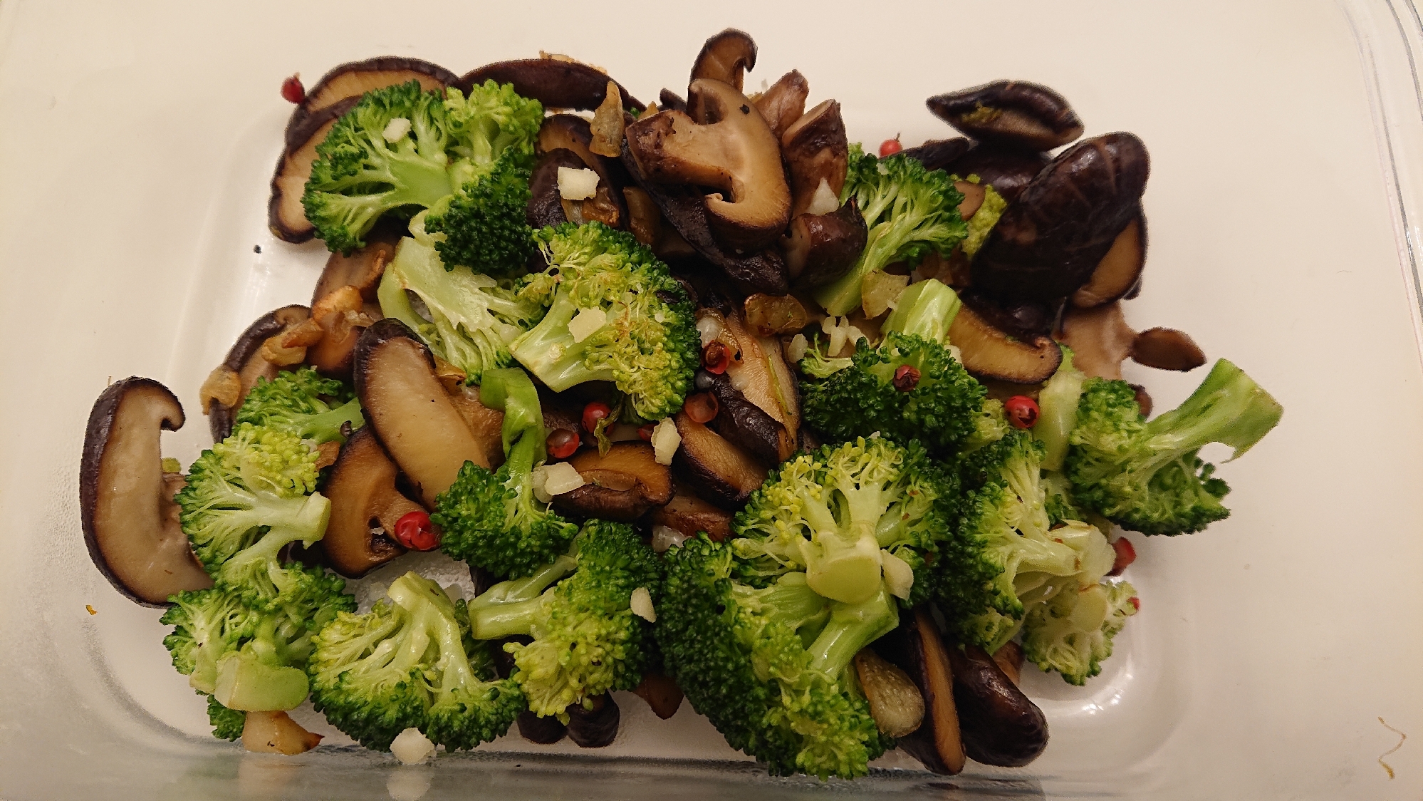 ブロッコリーと椎茸のお惣菜