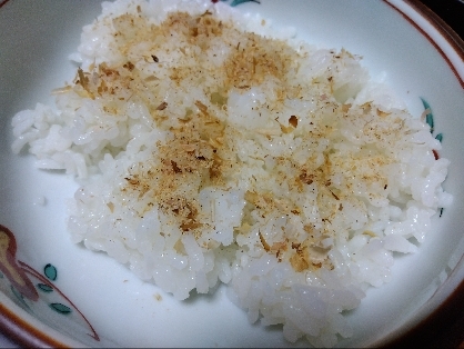 おかかと昆布の佃煮のご飯