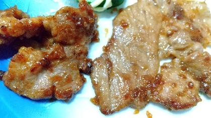 豚薄切り肉の生姜焼き
