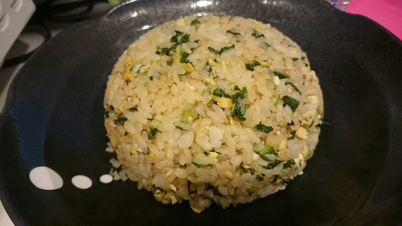 かぶの葉チャーハン