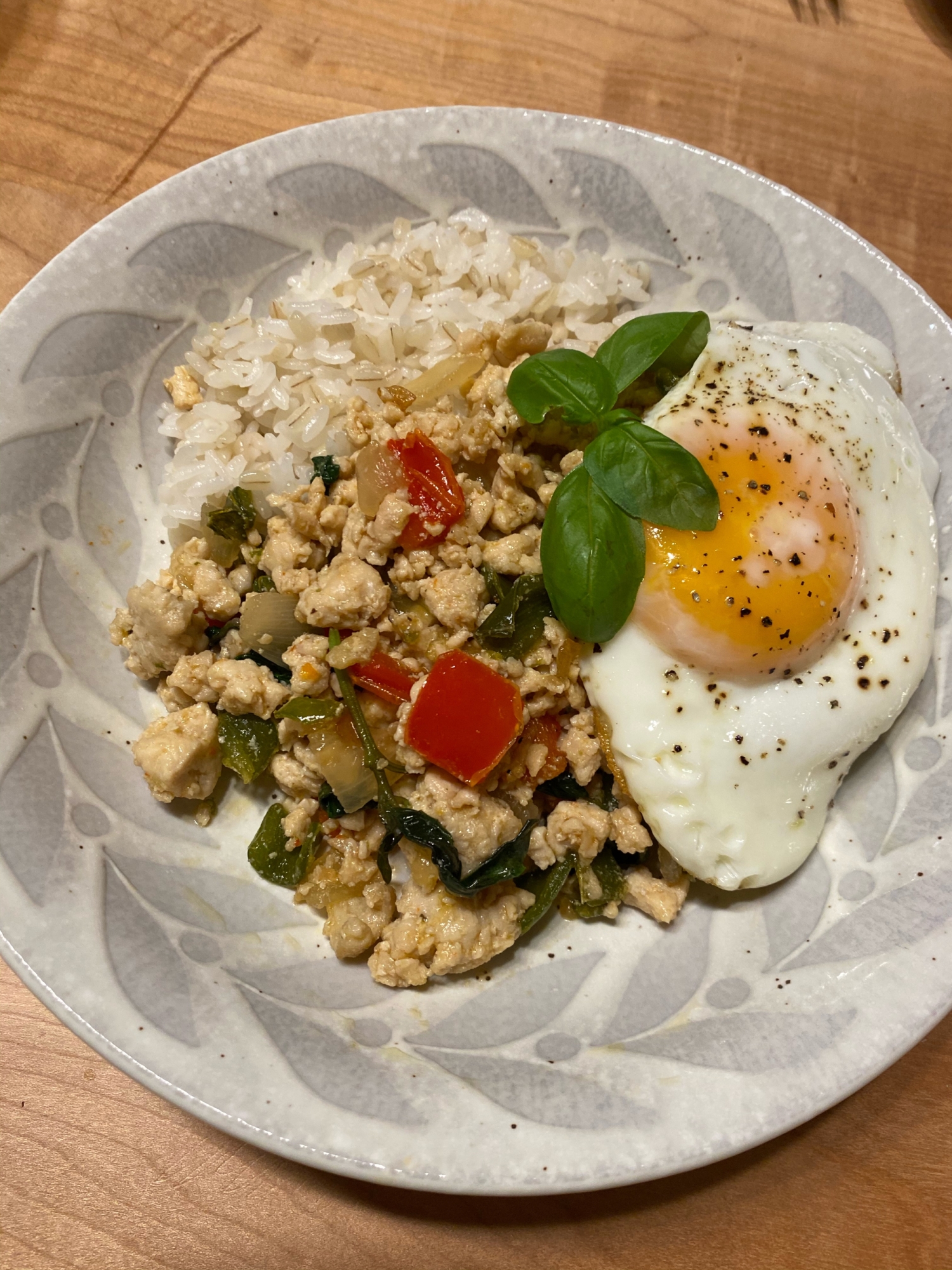 ガパオライス⭐バジル炒めご飯