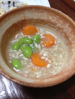 離乳食☆鶏そぼろ野菜煮込み