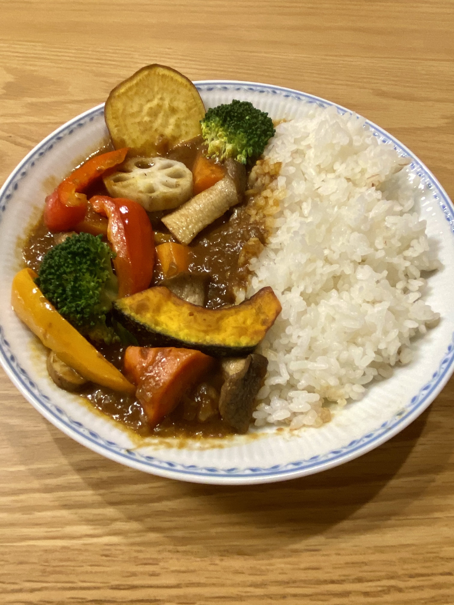 実りの秋の野菜カレー