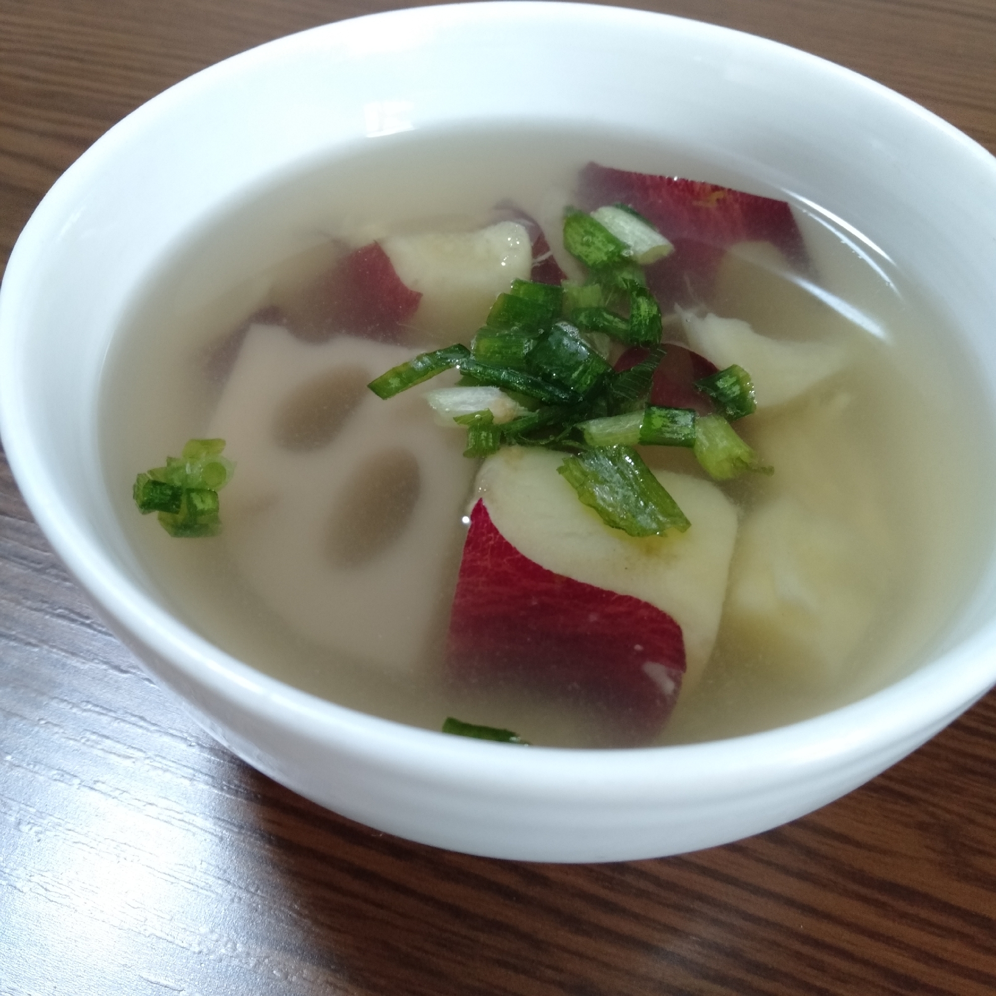 離乳食完了期 さつまいもとレンコンの味噌汁 レシピ 作り方 By ズボラレシピのかねつぐ 楽天レシピ 離乳食完了期 さつまいもとレンコンの味噌汁 レシピ 作り方 By ズボラレシピのかねつぐ 楽天レシピ