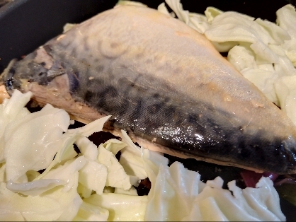 フライパンでふっくら鯖の塩焼き