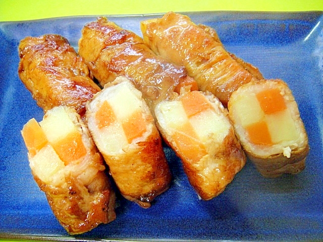 じゃがいも人参の紅白肉巻き レシピ 作り方 By Mint74 楽天レシピ じゃがいも人参の紅白肉巻き レシピ 作り方 By Mint74 楽天レシピ