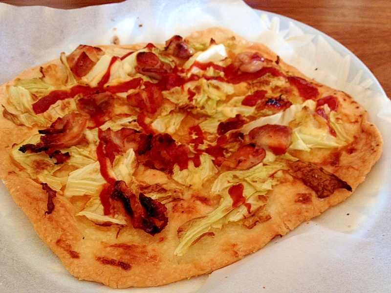 ちょっと豪華なピザ☆照り焼きマヨ！