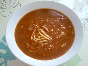 ドライカレーで！あんかけカレーうどん＋＋