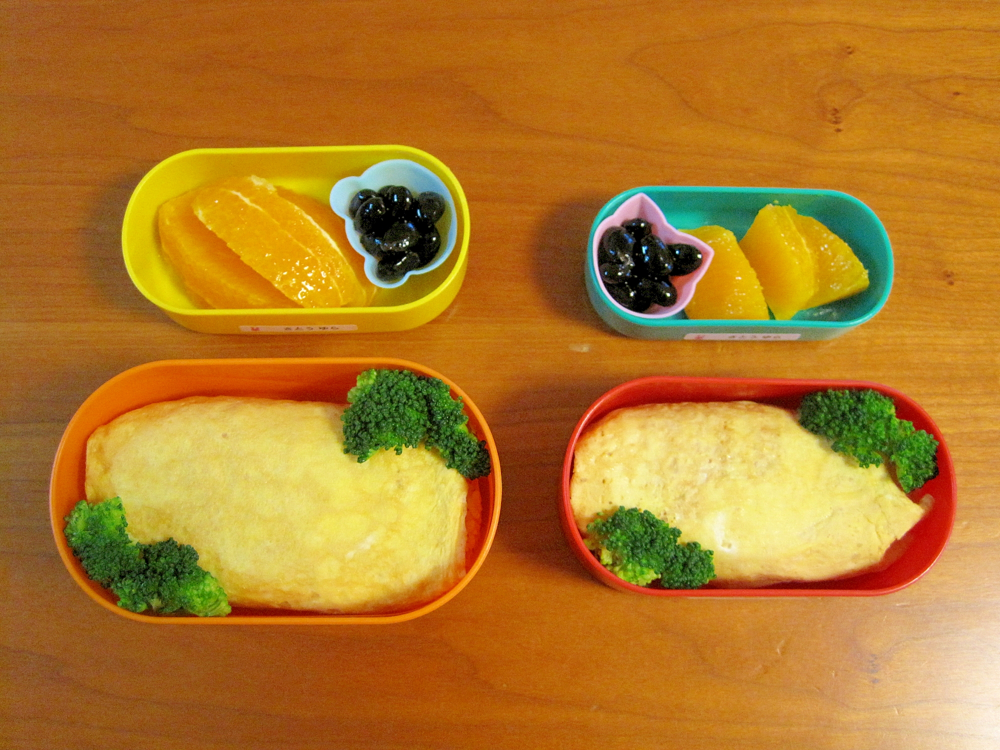 オムライスお弁当！簡単！きれい！