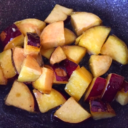 水あめでつやつや大学芋 レシピ 作り方 By Mococo05 楽天レシピ