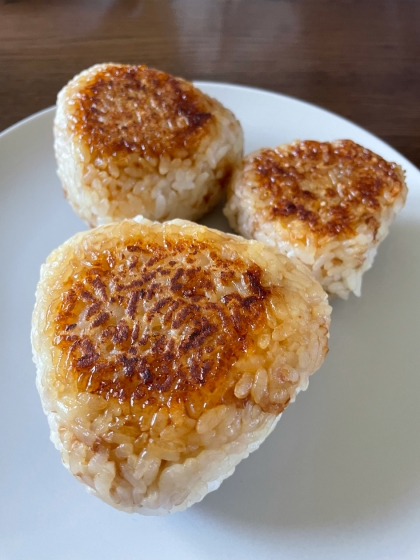 だし醤油の焼きおにぎり♩