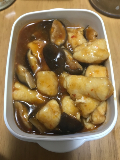ピリ辛で美味しいです！